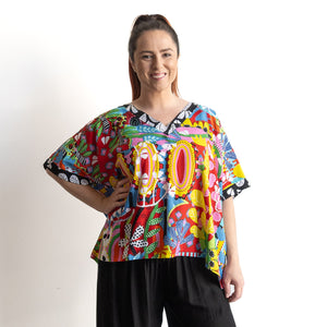 Kaftan Top by Orientique Australia - Ayangue - 82224