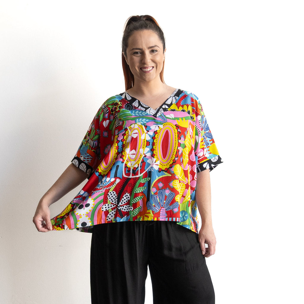 Kaftan Top by Orientique Australia - Ayangue - 82224