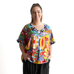Kaftan Top by Orientique Australia - Ayangue - 82224