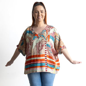 Kaftan Top by Orientique Australia - Ponta Verde - 42192