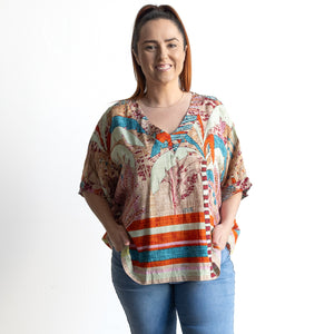 Kaftan Top by Orientique Australia - Ponta Verde - 42192