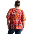 Keep It Light Cotton Blouse - Persian Border
