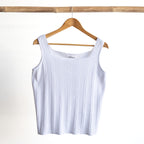 Cotton Rib Knit Tank Top - 1319