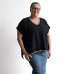 Knitwear Kaftan Tee - 1401