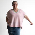 Knitwear Kaftan Tee - 1401