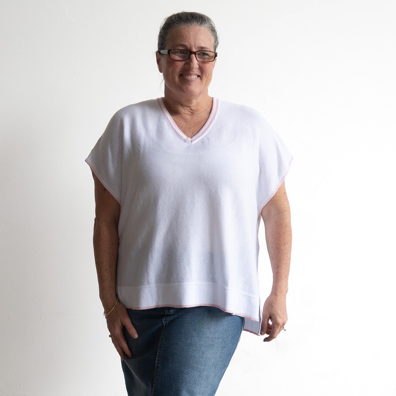 Knitwear Kaftan Tee - 1401
