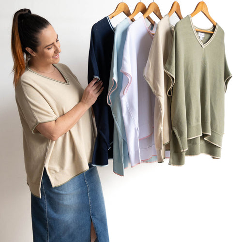 Knitwear Kaftan Top - 1401