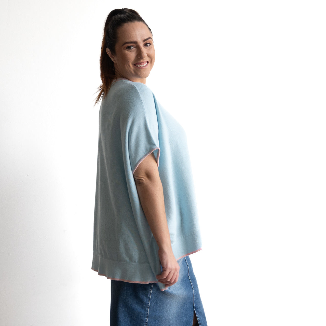 Knitwear Kaftan Top - 1401