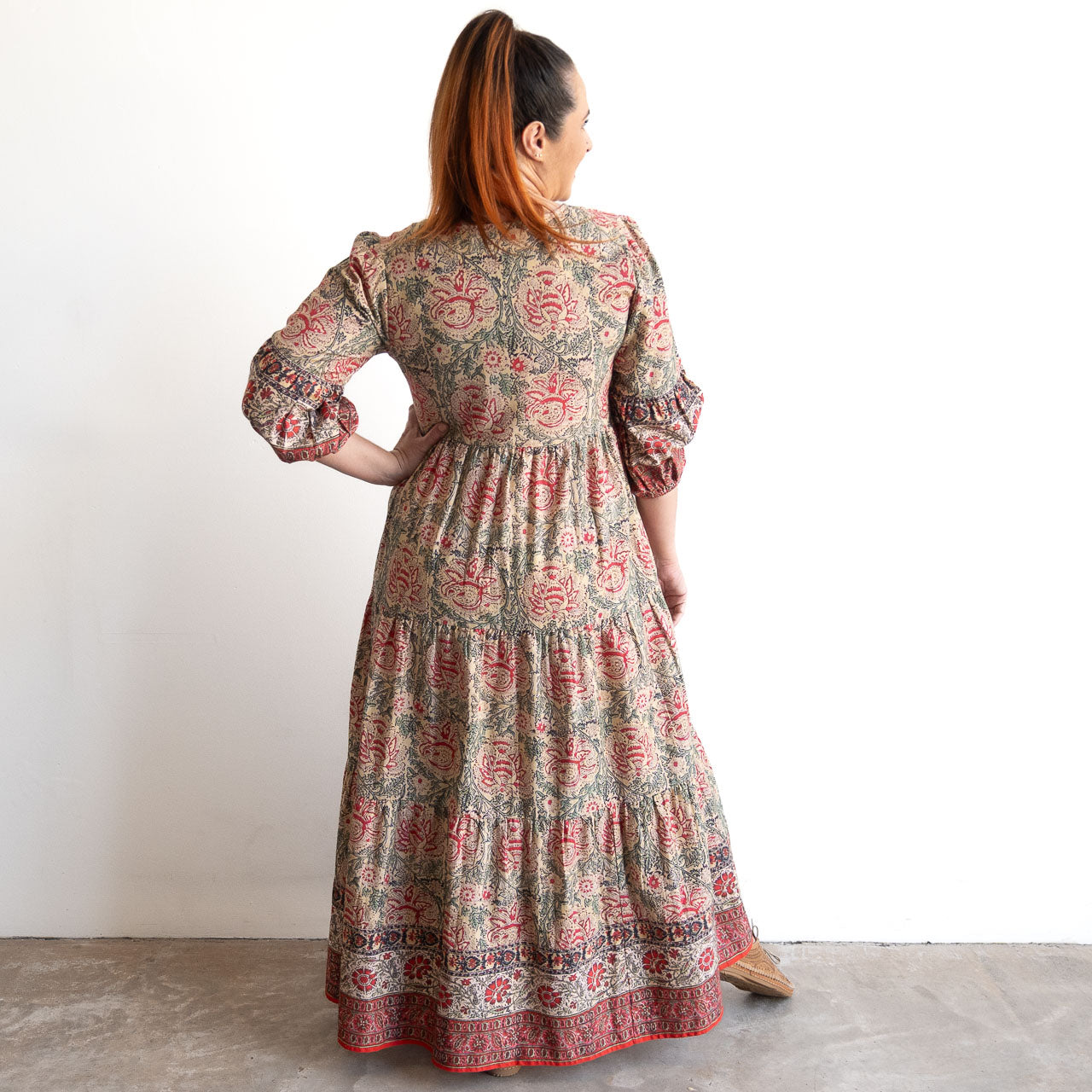 Layered Winter Maxi Dress by Escape - Comporta - 71607