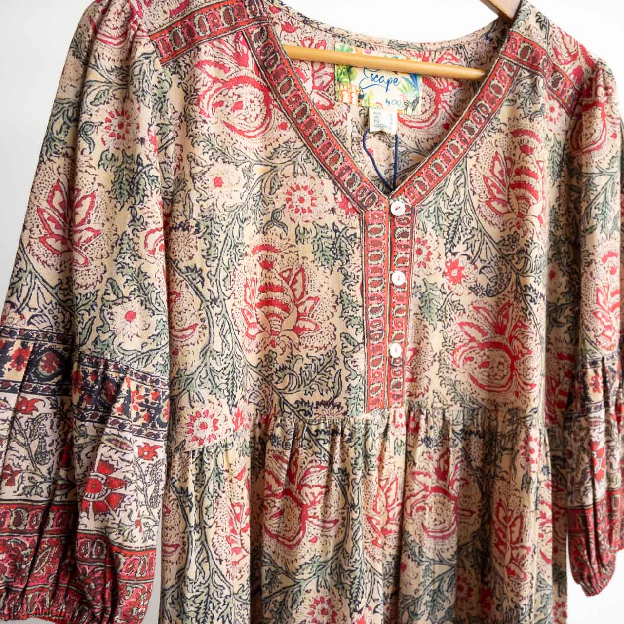 Layered Winter Maxi Dress by Escape - Comporta - 71607