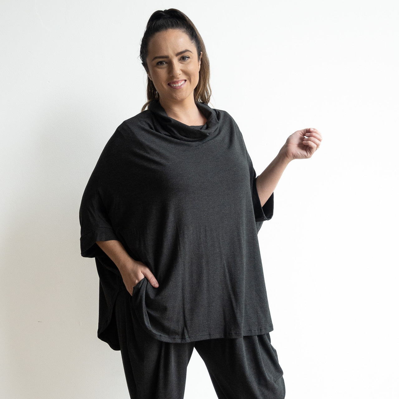 Lazy Days Cape Top by KOBOMO Bamboo