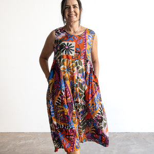 Let's Do Lunch Dress - Sleeveless - by Orientique Australia - Salvador - 81323