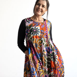 Let's Do Lunch Dress - Sleeveless - by Orientique Australia - Salvador - 81323