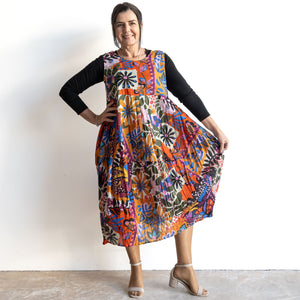 Let's Do Lunch Dress - Sleeveless - by Orientique Australia - Salvador - 81323