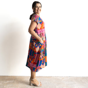 Let's Do Lunch Dress by Orientique Australia - Jacuma Knit - 20128
