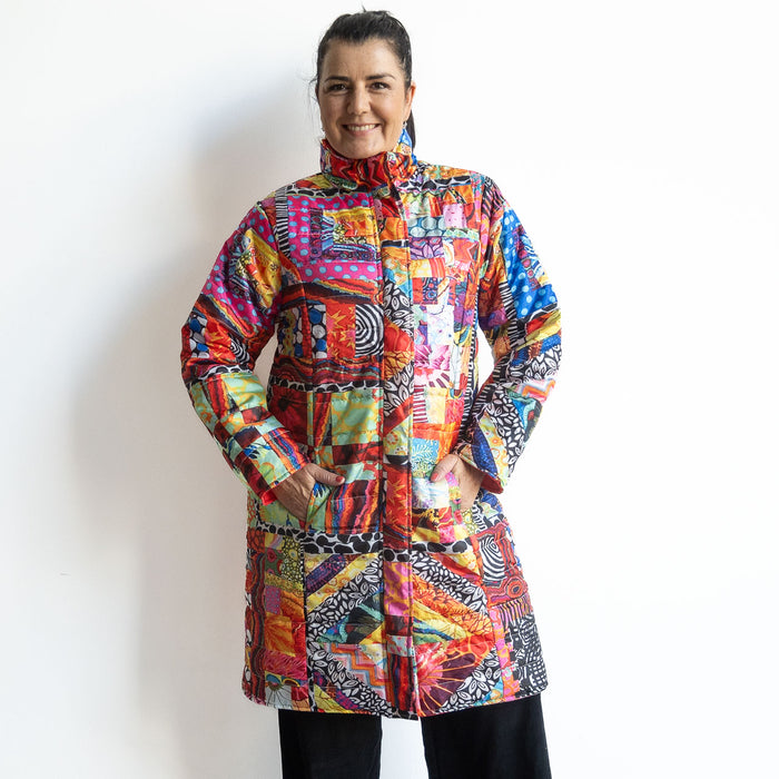 Like No Other Puffer Coat by Orientique Australia - Gypsy Patch - 3245