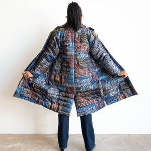 Like No Other Puffer Coat by Orientique Australia - Kantha Patch - 3245