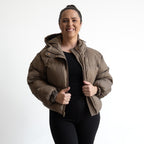 Like No Other Puffer Crop Coat by Orientique - 82235