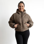 Like No Other Puffer Crop Coat by Orientique - 82235