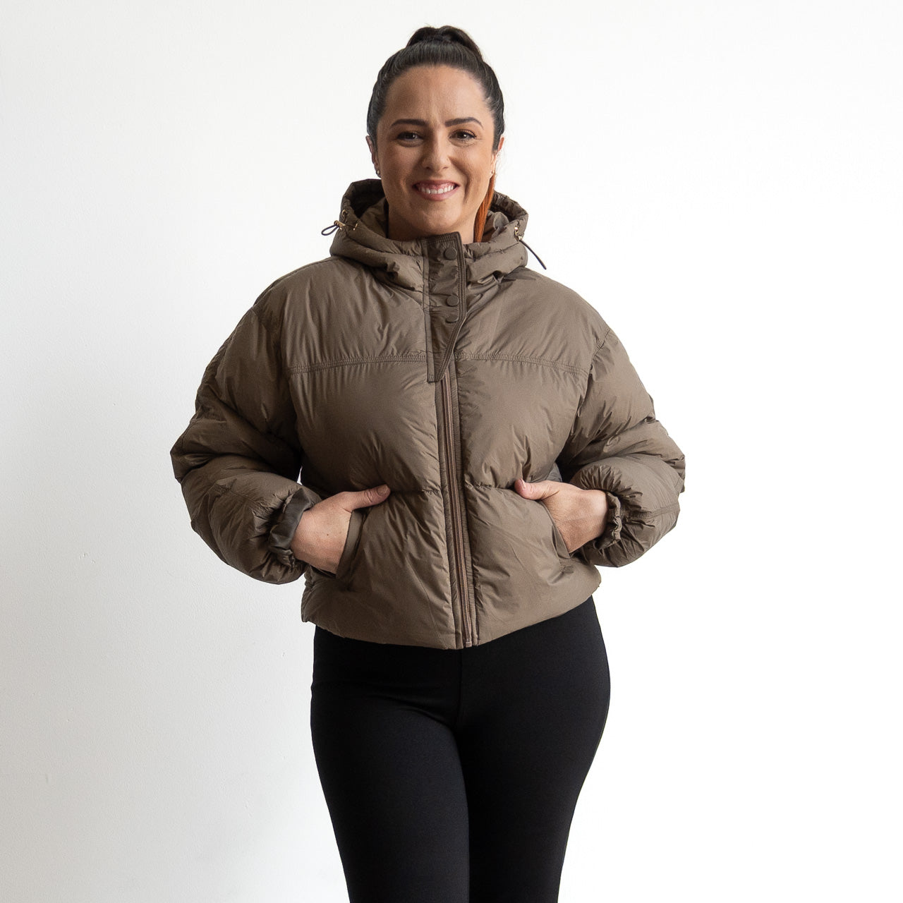 Like No Other Puffer Crop Coat by Orientique - 82235