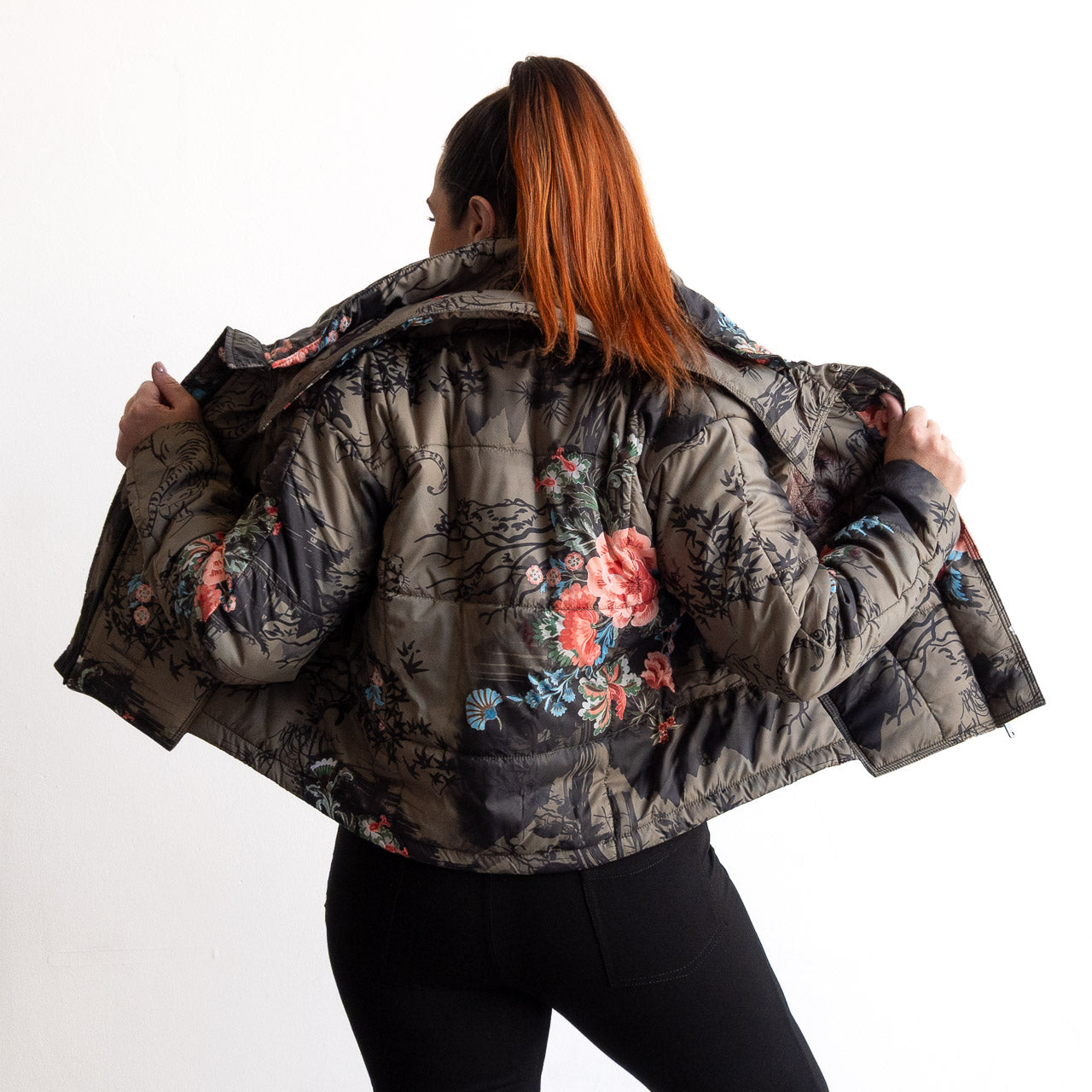 Like No Other Puffer Crop Coat by Orientique - Keqioa - 82238