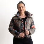 Like No Other Puffer Crop Coat by Orientique - Keqioa - 82238