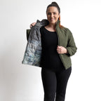 Like No Other Puffer Jacket by Orientique - Tropical Jungle - 3352