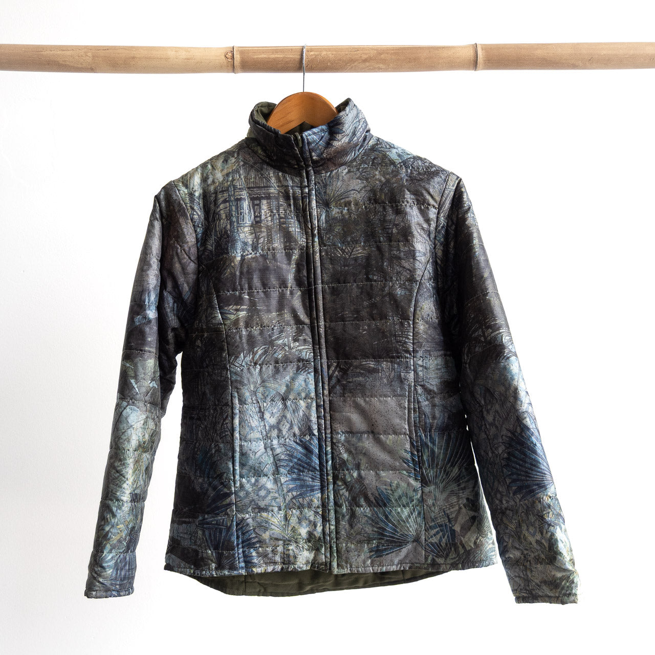 Like No Other Puffer Jacket by Orientique - Tropical Jungle - 3352