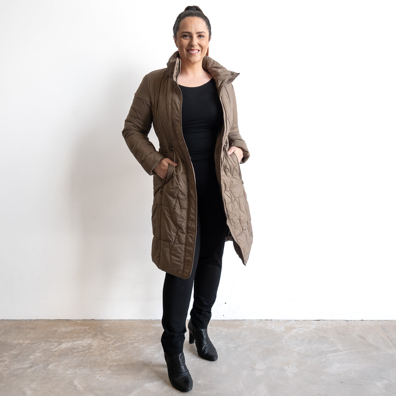 Like No Other Puffer Long Coat by Orientique - 82236