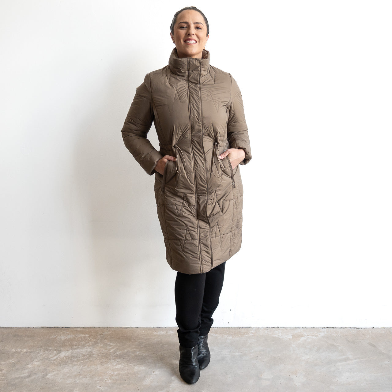 Like No Other Puffer Long Coat by Orientique - 82236