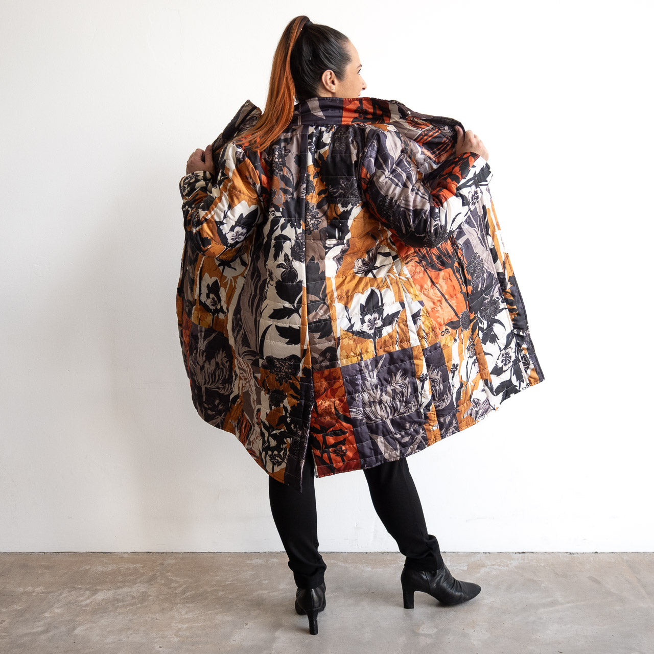 Like No Other Puffer Long Coat by Orientique - Dagomba - 3353