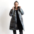 Like No Other Puffer Long Coat by Orientique - Tropical Jungle - 3353