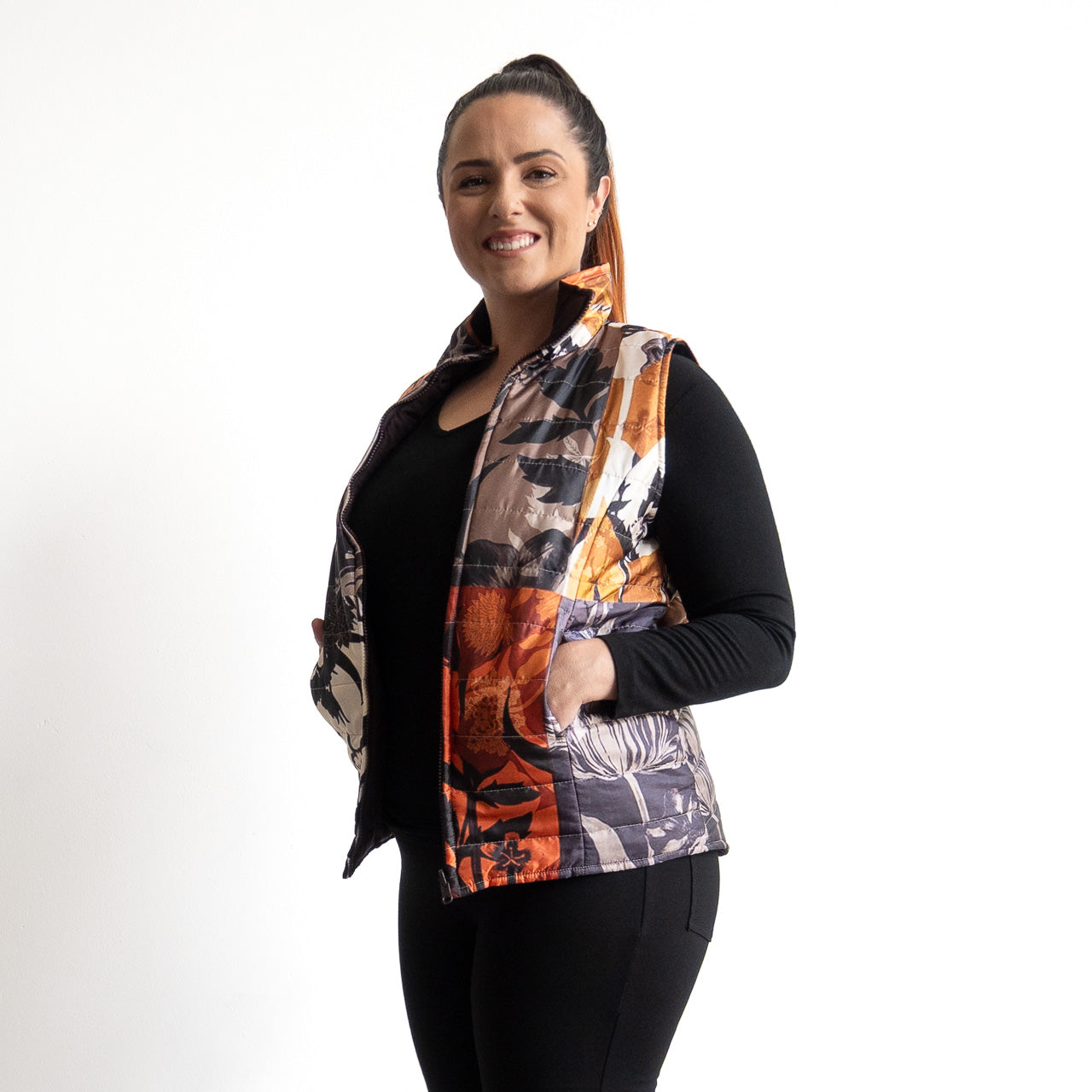 Like No Other Puffer Vest by Orientique - Dagomba - 3351