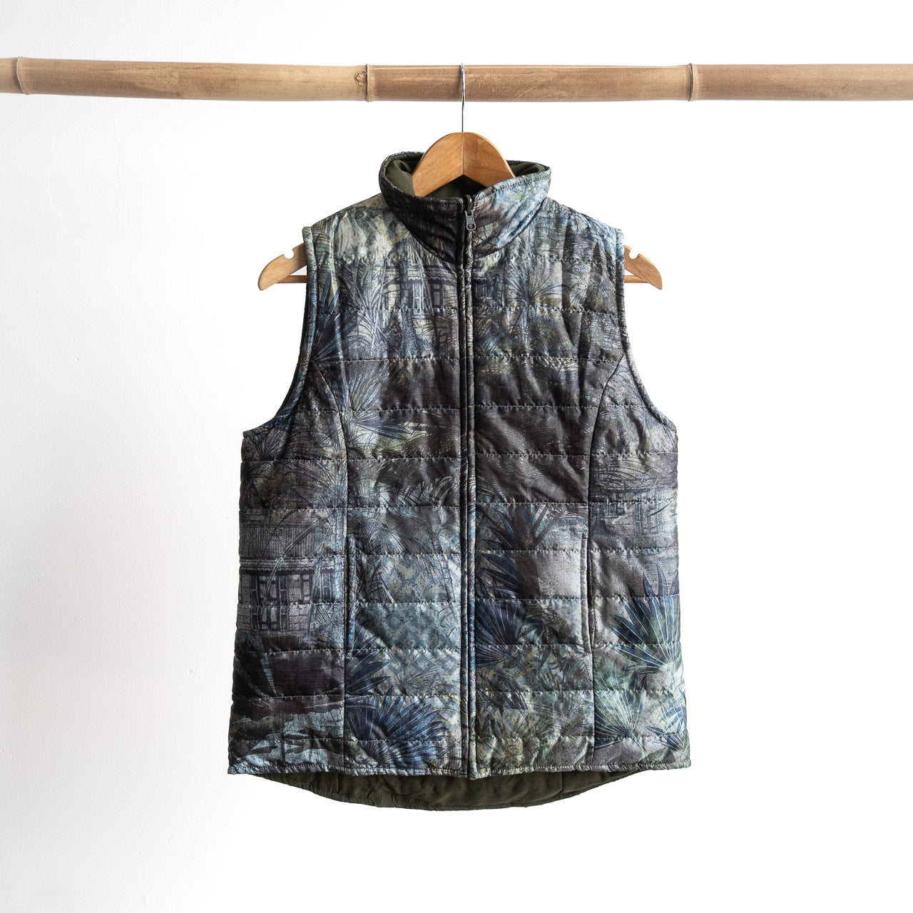 Like No Other Puffer Vest by Orientique - Tropical Jungle - 3351