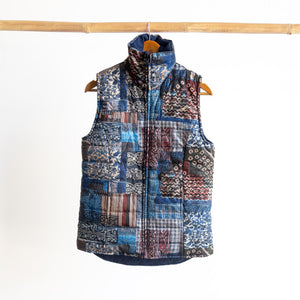 Like No Other Puffer Vest by Orientique Australia - Kantha Patch - 3244