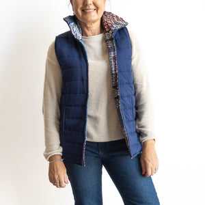 Like No Other Puffer Vest by Orientique Australia - Kantha Patch - 3244