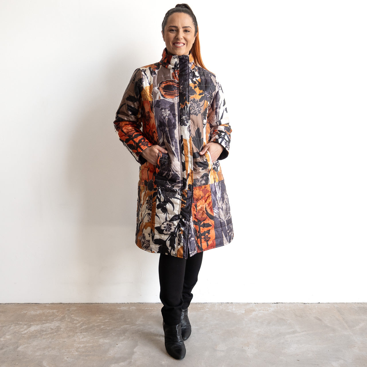 Like No Other Puffer Long Coat by Orientique - Dagomba - 3353