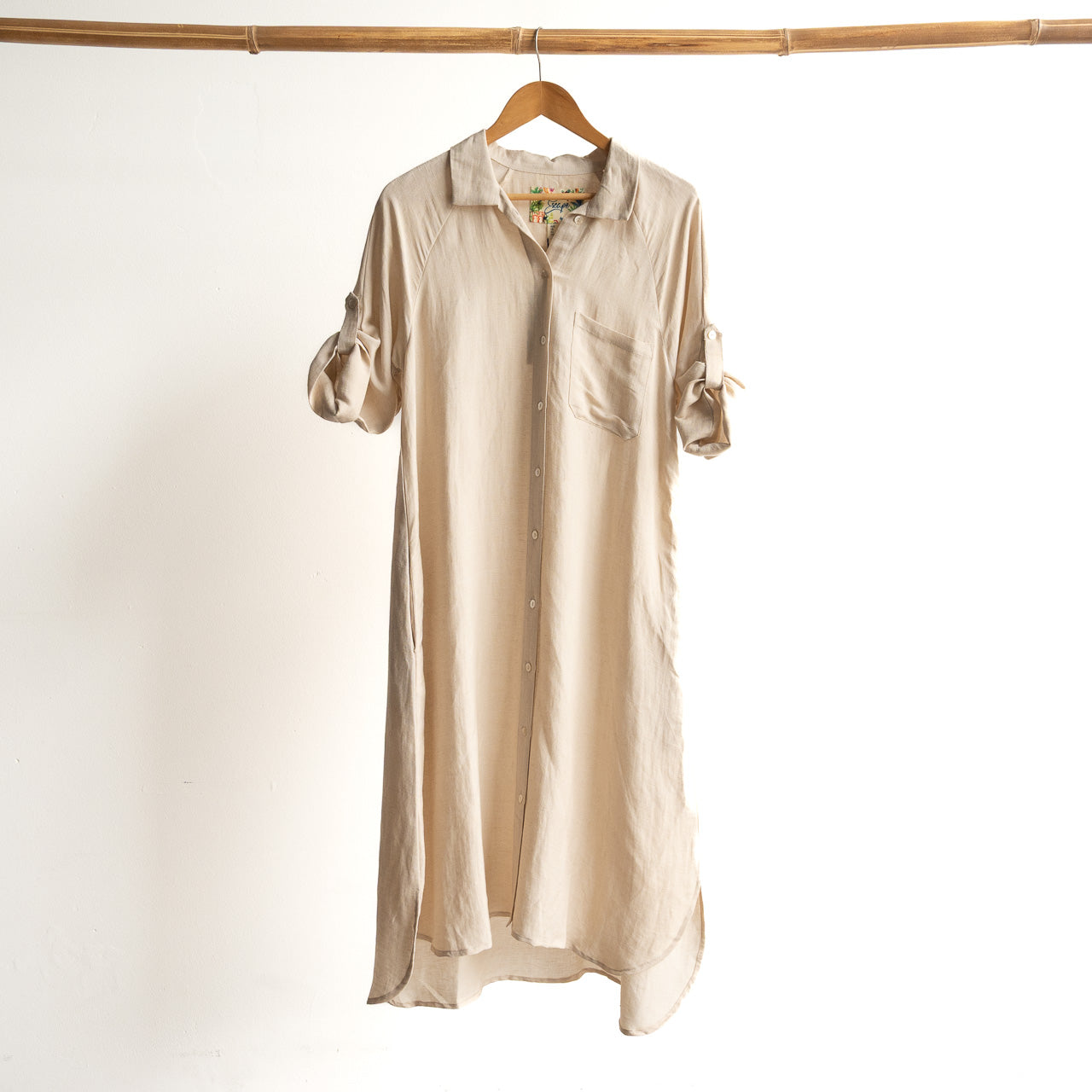Linen Shirt Dress by Escape - 71583