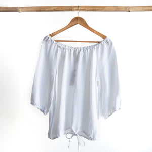 Linen Gather Blouse by Escape - 72551