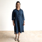 Linen Shirt Dress by Escape - 71583