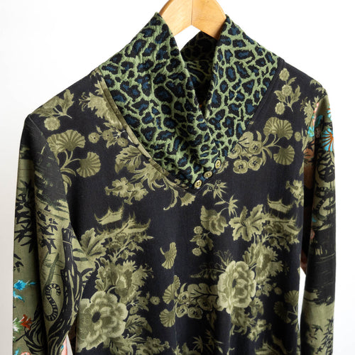 Long Winter Knit Tunic by Orientique - Keqioa - 62809