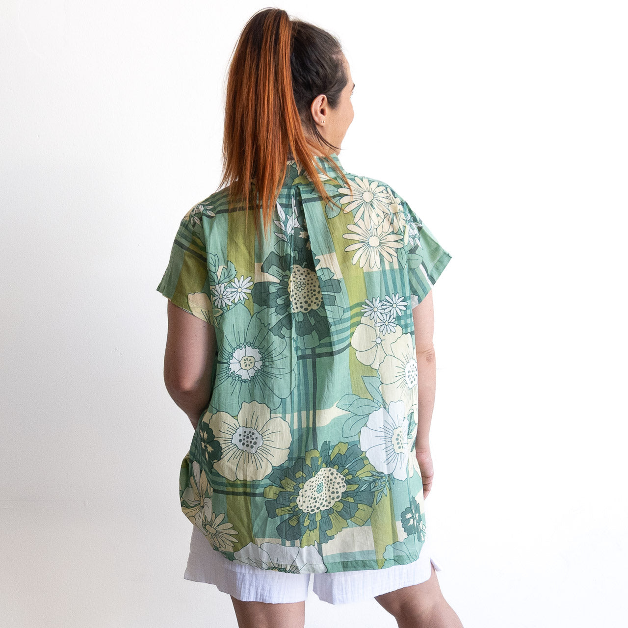 Loose Fit Cotton Tunic Top by KOBOMO - Petal and Plaid