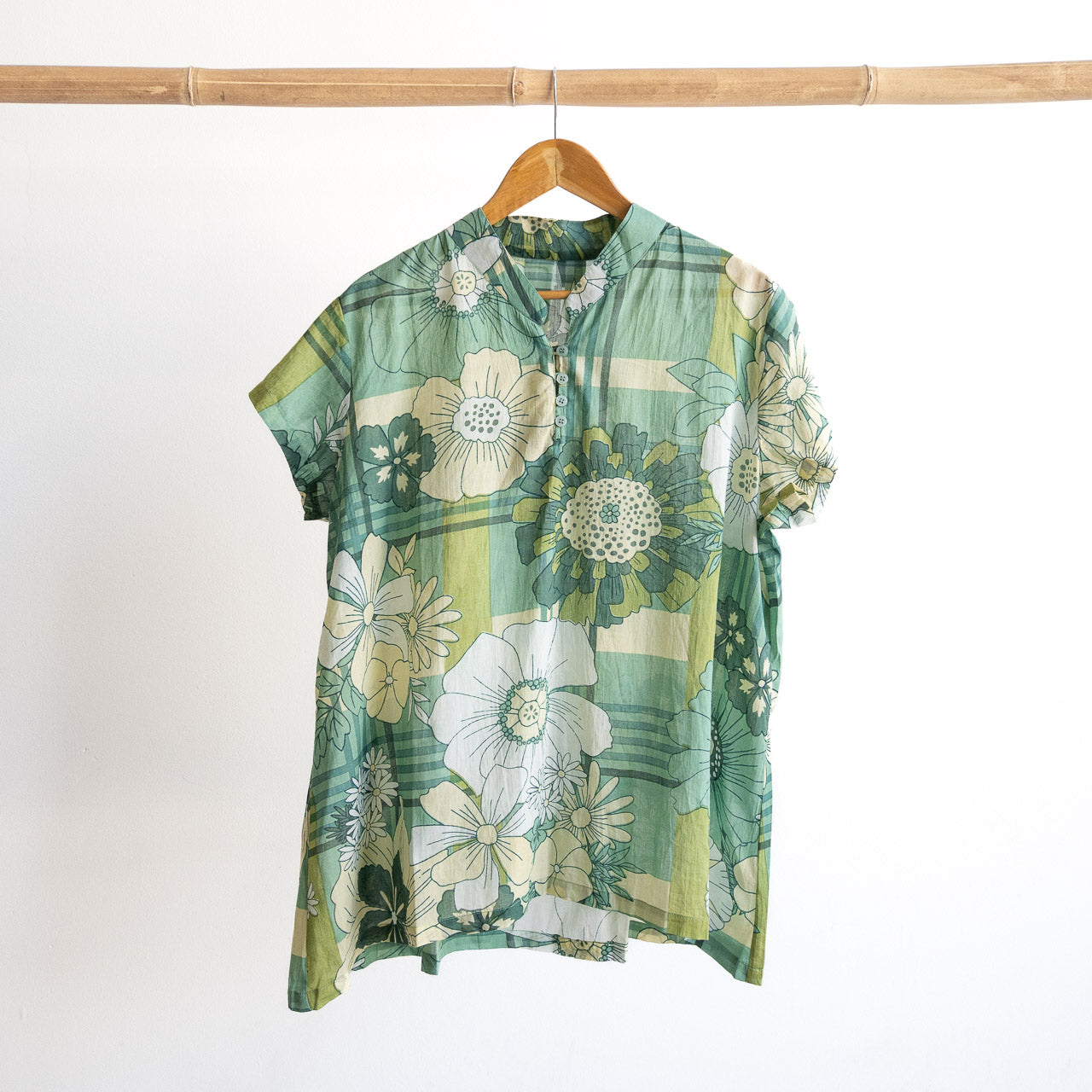 Loose Fit Cotton Tunic Top by KOBOMO - Petal and Plaid