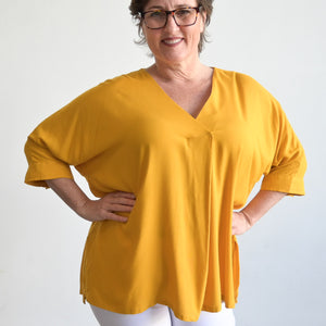 Lucy In The Sky Blouse - Colours - GoldenYellowLXL KOBOMO