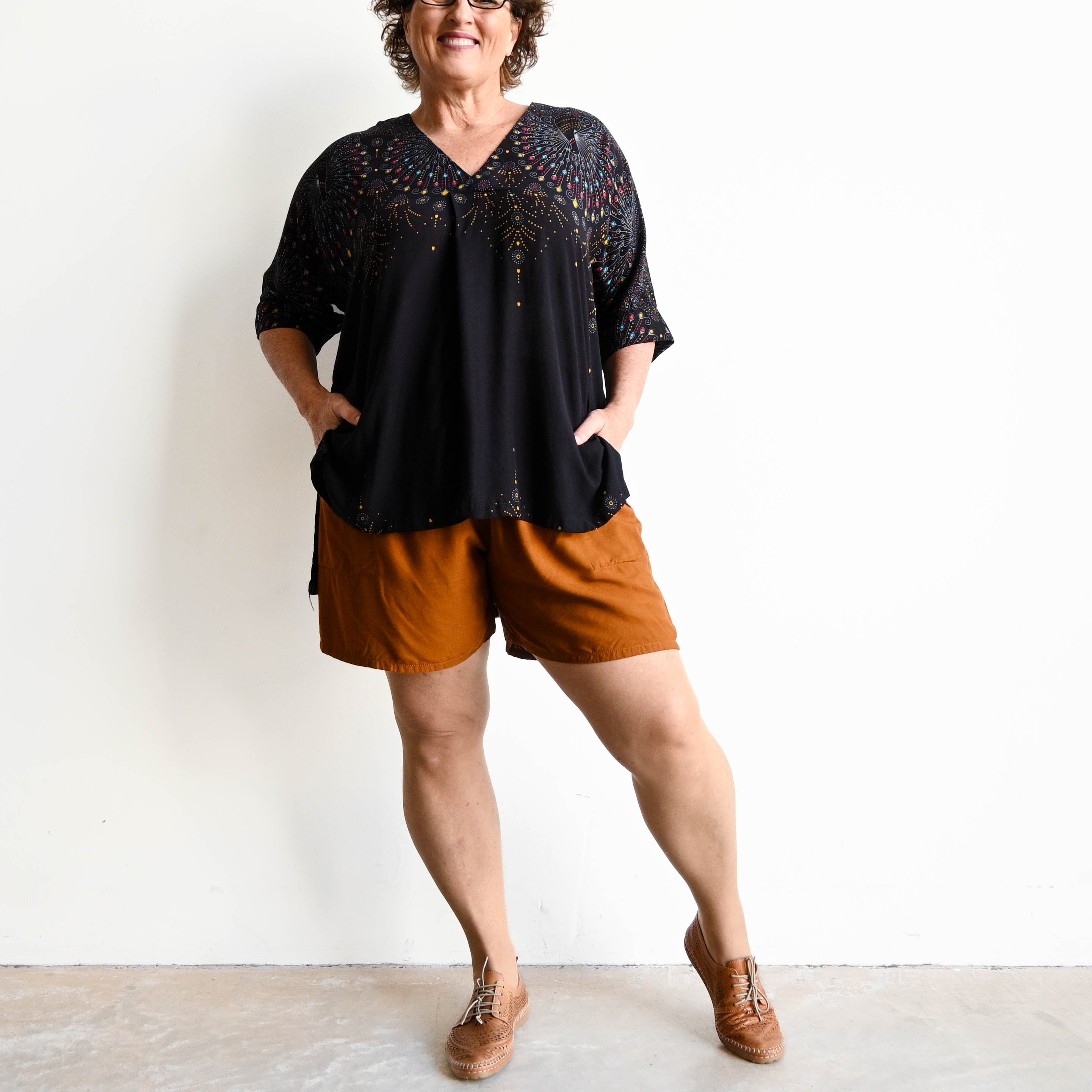 Zen Drawstring Shorts - Above-the-knee