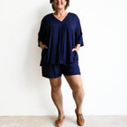 Zen Drawstring Shorts - Above-the-knee