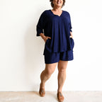 Zen Drawstring Shorts - Above-the-knee