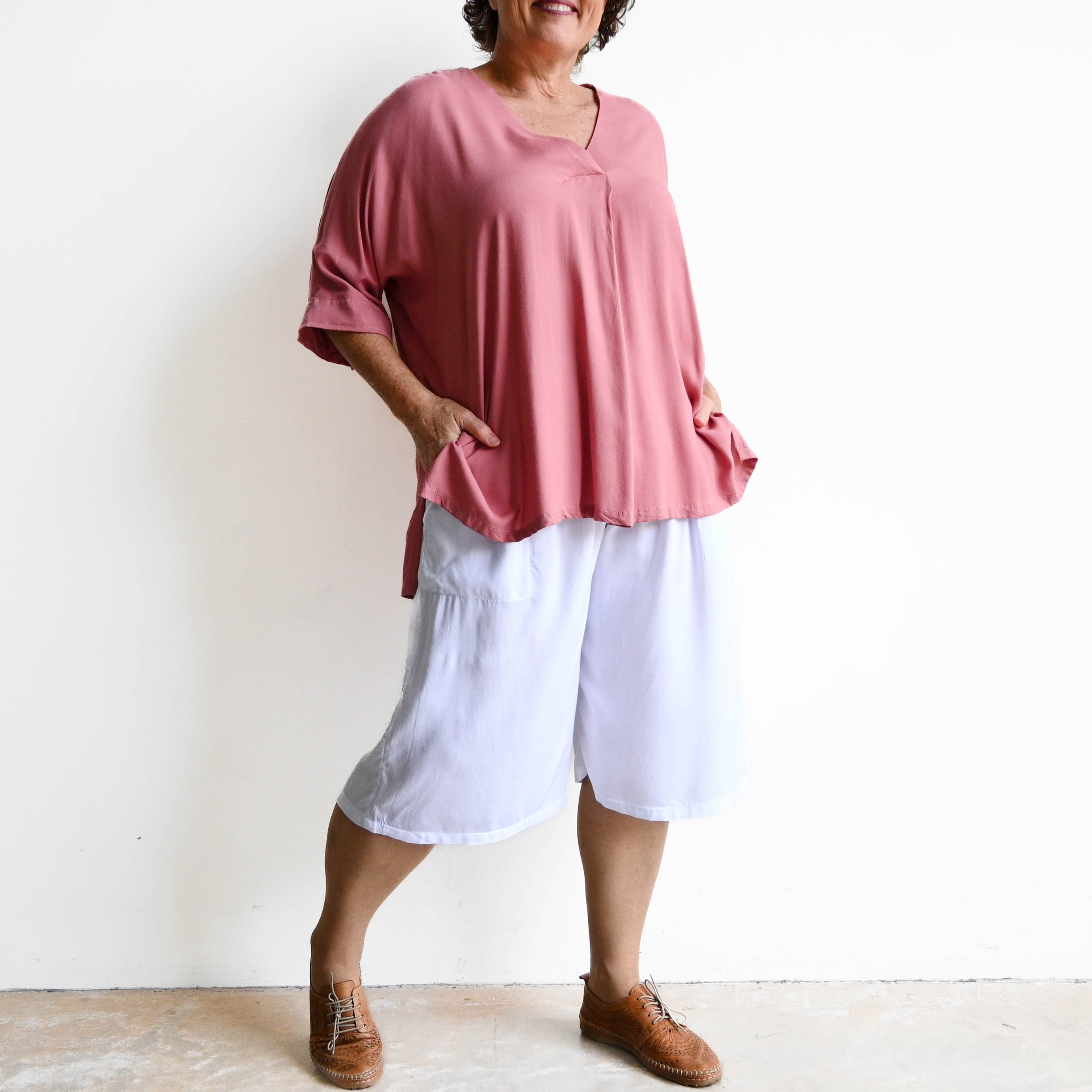 Zen Drawstring Shorts - Below-the-knee