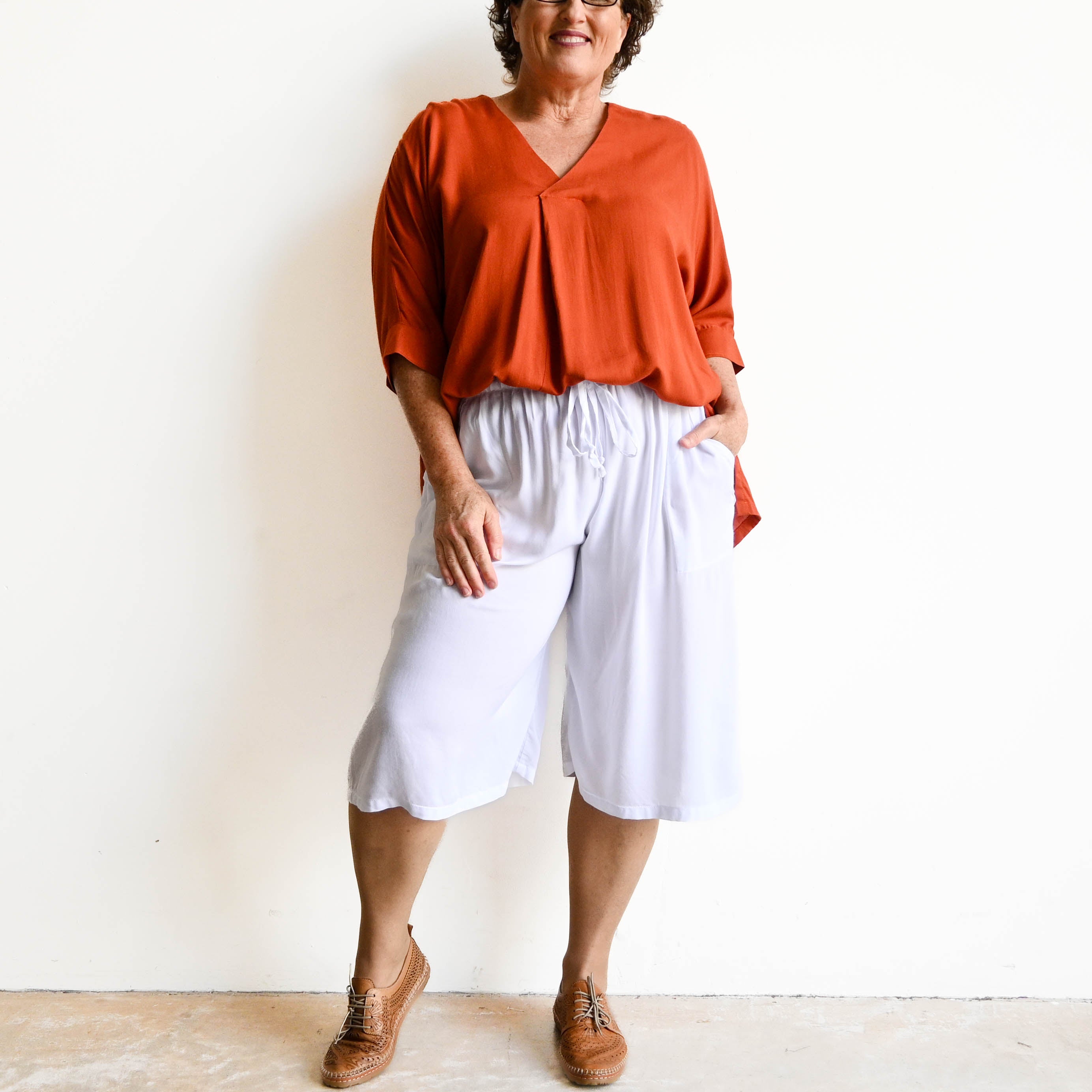 Zen Drawstring Shorts - Below-the-knee