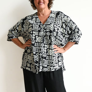 Lucy In The Sky Blouse - Tribal